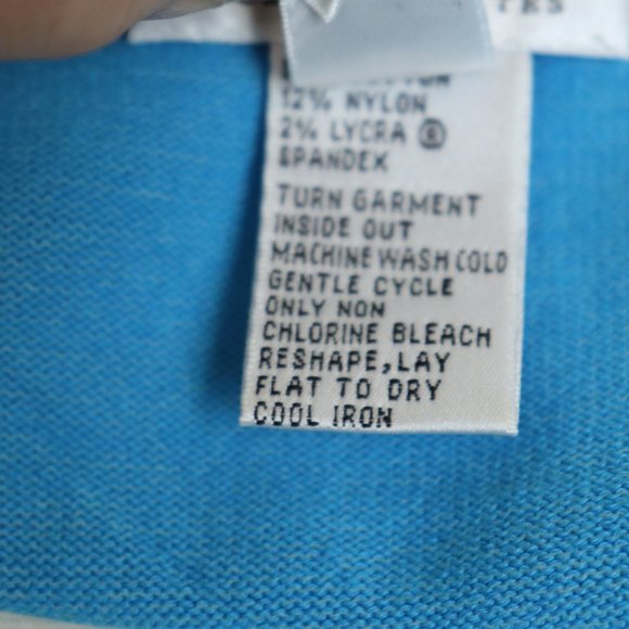 Talbots Turquoise Short Sleeve Sweater in 1X Petite - Picture 3 of 9